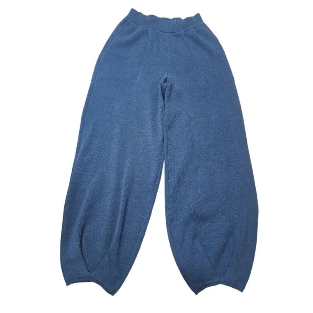 FP Free People Freya Lounge Pants in Coastal Blue Size XS ~ Excellent